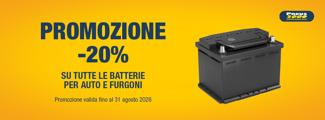 Advertisement banner for BestDrive with tires and voucher cards, Italian slogan 'Sempre al tuo fianco!'
